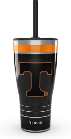 Tervis Traveler Tennessee Volunteers - Night Game Triple Walled Insulated Tumbler Travel Cup Keeps Drinks Cold & Hot, 30oz Straw Lid, Stainless Steel in Saudi Arabia