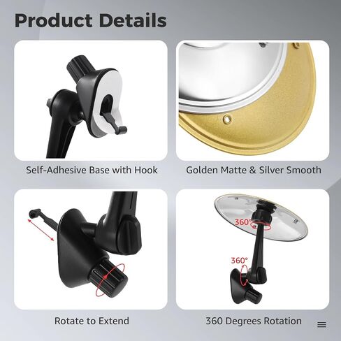 2 PCS Car Crash Cymbals, Car Cymbal Air Vent Decor, Golden & Silver Metal Drum Cymbals with Adjustable Arm, Hook-Mounted for Horizontal & Vertical Vents, Fun Car Ornament for Music Lovers in Saudi Arabia