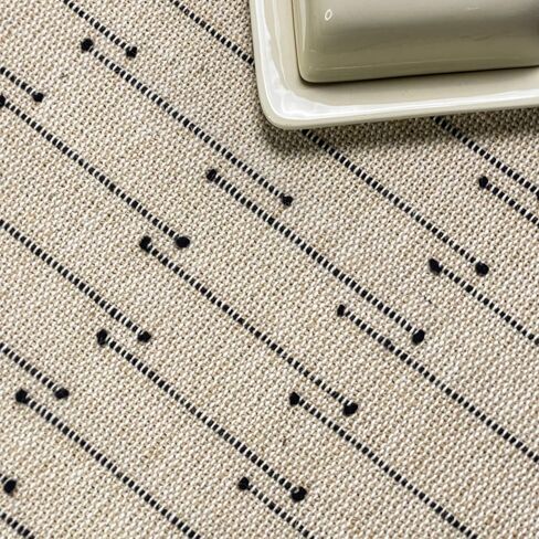 Chardin Home 13x72 Inch Ivory Sevily Table Runner ، ديكور بوهيمي مصنوع من الناحية الحرفية ، عداءات الطاولة الطبيعية لغرفة الطعام ، أسلوب بوهو الأنيق ، مثالي للديكور المنزلي الريفي والحديث in Kuwait