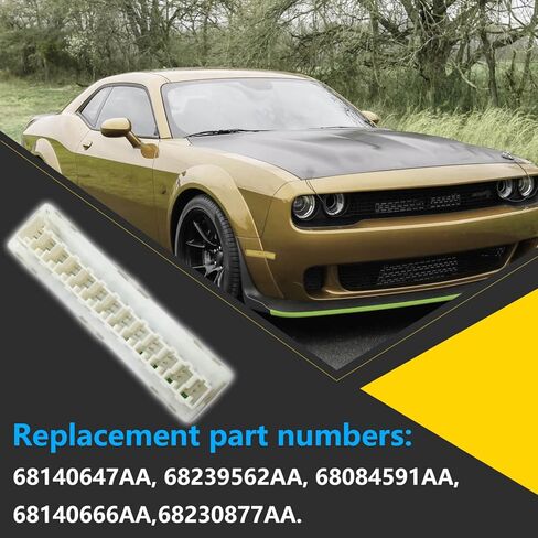 Can Splice Block Fuse Connector Fit for Jeep/Ram/Dodge/Chrysler Select Models 2011-2025,Can Buss Connector Replace# 68140647AA 68239562AA 68084591AA 68140666AA 68230877AA in Saudi Arabia