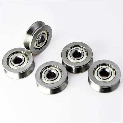 V623ZZ 3x12x4mm V Groove 623 Roller Wheel V623 Ball Bearings 10Pcs in Saudi Arabia