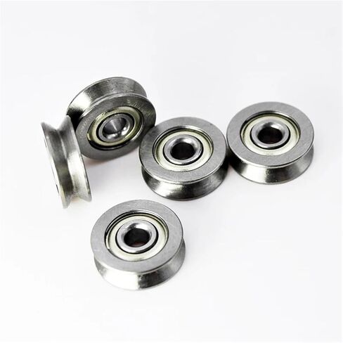 V623ZZ 3x12x4mm V Groove 623 Roller Wheel V623 Ball Bearings 10Pcs in Saudi Arabia