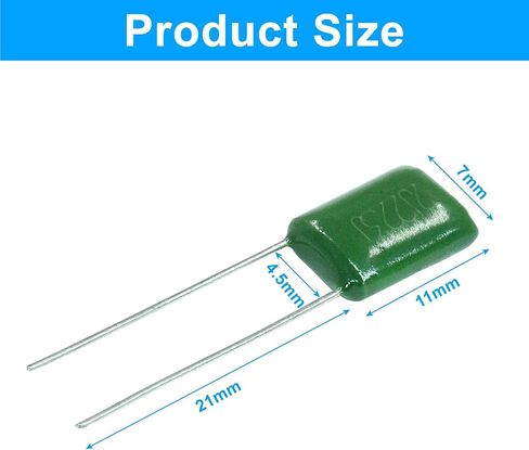 Piutouyar 10 Pack 223J 630V 0.022UF Guitar Tone Capacitor Polypropylene Capacitor for Electric Guitar & Bass in Saudi Arabia