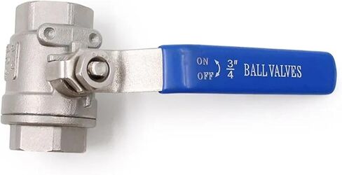 1/4 "3/8" 1/2 "3/4" 1 "1-1/4" 1-1/2 "أنثى الفولاذ المقاوم للصدأ SS304 2P صمامات الكرة in Kuwait