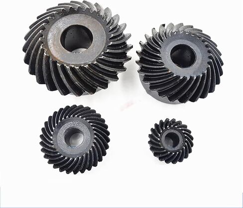 Bevel Pinion Gear Brass，Steel Bevel Gears 1pcs 1.5M 20T 25T 30T Spiral Bevel Gear 1.5 Module 20 Teeth Left Right Hand Spiral Helical Gear 45 Steel 6mm Bore Gear Miter Worm(Left Right Spiral,25 Teeth) in Kuwait