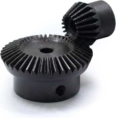 Bevel Pinion Gear Brass，Steel Bevel Gears 0.5M 1M 1.5M 2M 2.5 Module Spiral Bevel Helical Gear 1:1.5 1:2 Ration Gear 16T 32T 20T 40T Gear 90 Degree Transmission Gear Miter Worm(2m 18t+36t 10mm) in Saudi Arabia