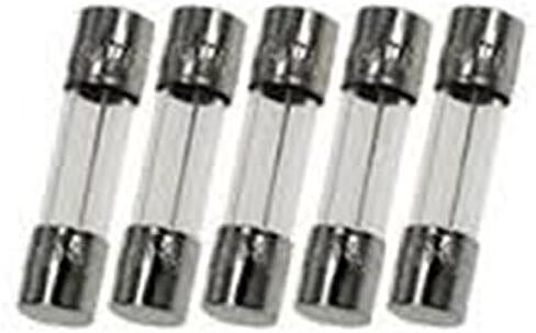Pack of 5, T1.25AL125V, T1.25A 125V, T1.25L125V Cartridge Glass Fuses 5X20mm (3/16 inch X 3/4 inch), 1.25A 125V/250V, Slow Blow (Time Delay) in Saudi Arabia