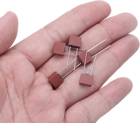 UXCELL 10pcs Diped Miniature Miniature Square Speed ​​Blow Fuse Fuse for Brags Electronic PCB LCD Repair ، T250MA 250M 250V ، Red in Saudi Arabia