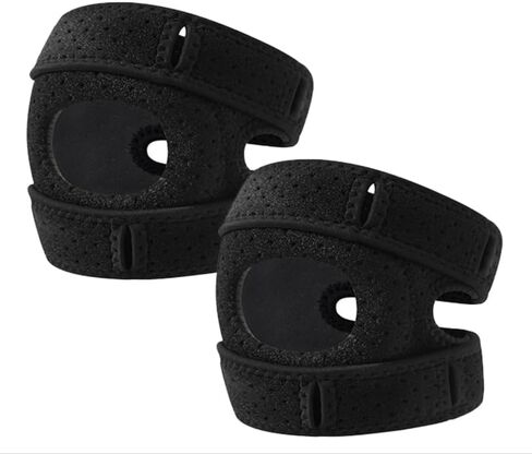 2pcs Wellknee Knee Brace ، ركبتك للنساء للرجال دعم الركبتين القابل للتعديل ، و PAD PAD PAD PAD PAD MINEE CONSION ، ودعم دعم الأوتار القابل للتعديل ، ودعم الركبة لتشغيل المشي لمسافات طويلة والرياضة (أسود ، كبير) in Kuwait