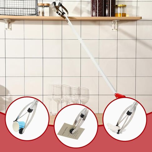 Sabary 10 Pack Suction Cup Reacher Grabber Heavy Trash Picker Grabber Tool, Long Handy Aids Nonslip Claw Reach Tool for Elderly Pick up Stick Arm Extension Litter Picker (Black,35 Inch) in Saudi Arabia