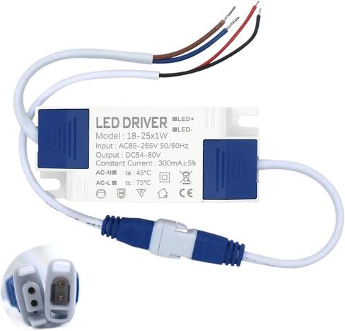 LED Power Supply Driver 1W 3W 7W 8W 12W 18W 25W 36W 300MA LIGHTING TRANVERS FOR LED POWER LIGHT LIGHT LIGHTRIVE (8-12W DC24-42V) in Saudi Arabia