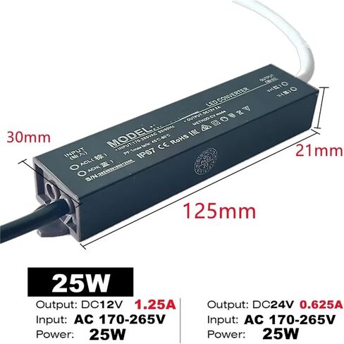Transformer Power Power Supply IP67 IP68 IP68 AC220V إلى DC 12V 24V LED DRIVER 100W 200W 300W 400W 500W ADAPTER (400W ، DC 12V) in Saudi Arabia