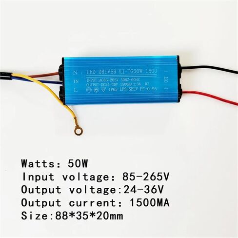 LED DRIVER 10W 20W 30W 50W 60W 70W 100W محول AC85V-265V إلى DC 24-36V إمدادات الطاقة المستعارة IP65 مقاومة للماء (70W) in Saudi Arabia