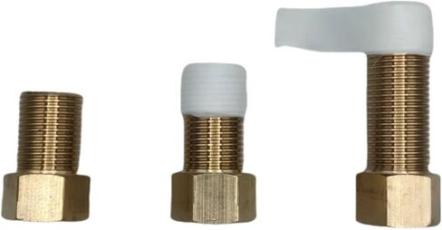 6pcs 1/2 "g female to 1/2" g male thread brass hex pipe forting ، 25mm/30mm/40mm/50mm/70mm/100mm ، in Kuwait