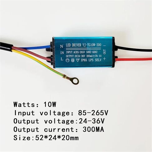 LED DRIVER 10W 20W 30W 50W 60W 70W 100W محول AC85V-265V إلى DC 24-36V إمدادات الطاقة المستعارة IP65 مقاومة للماء (70W) in Saudi Arabia
