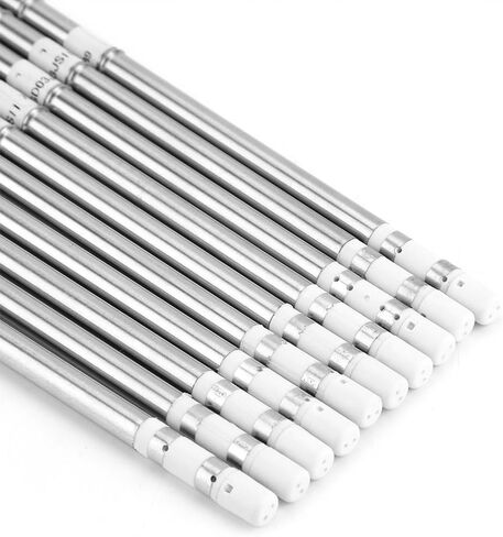 Hakko Fx-951 Tips T12 Soldering Station T12 Series Soldering Iron Tips Solder Welding Tool Replacement Tips for FX-951 Rework Station(10PCS) in Saudi Arabia