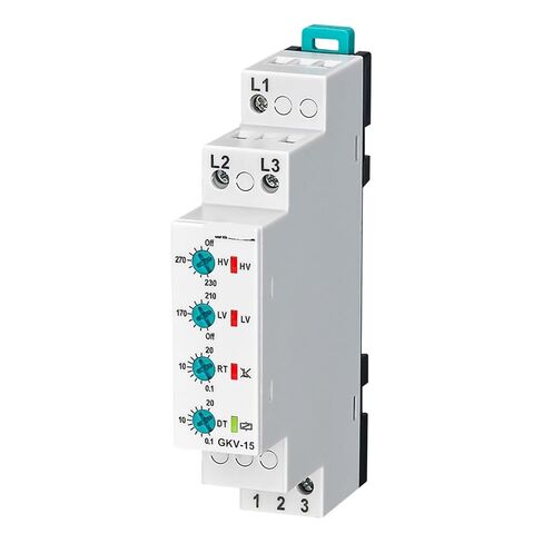 GKV-15 GKV-15F 3 * 220VAC ثلاث مراحل تحت وخطوط مرحلة الجهد ترحيل 1PCs (GKV-15) in Kuwait