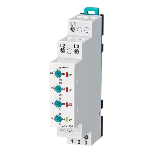 GKV-15 GKV-15F 3 * 220VAC ثلاث مراحل تحت وخطوط مرحلة الجهد ترحيل 1PCs (GKV-15) in Kuwait