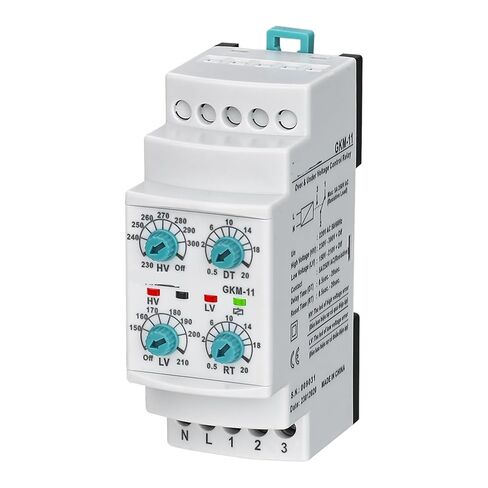 GKM-11 220VAC Monophase Overvoltage & Undervoltage Protection Relay 1PCs in Kuwait