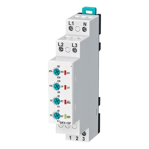 GKV-12 GKV-12F 3 * 380VAC مع مراحل ثلاثية الطور تحت وأكثر من مرحلة التسلسل مرحلة الجهد 1PCs (GKV-12F SEQ) in Kuwait