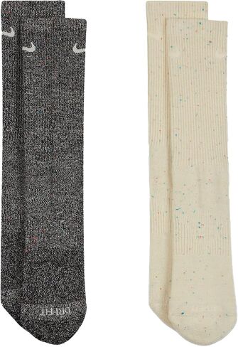 Nike Men's Everyday Plus Training Crew Socks 2 زوجان (Multi (DQ7699-902)/G ، كبير) in Saudi Arabia