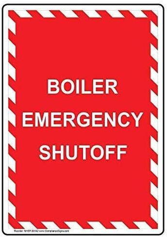 Adrik Boiler Emergency Staking Off Signing Signs Metal Private Property Property Propert in Kuwait