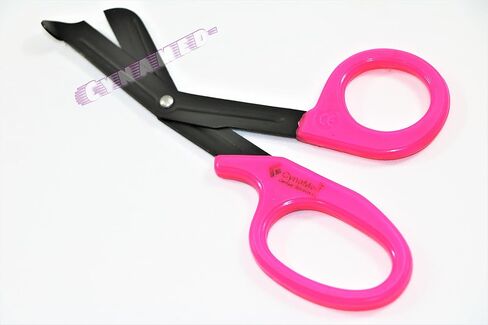 German Premium Fluoride Coated Non Stick Nurse EMS EMT Shears Serrated Bandage Scissors Plus Reusable Penlight Cynamed in Saudi Arabia