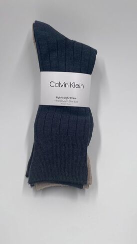 Calvin Klein Men's 4-pack Solid Ribbed Dress Socks in Saudi Arabia
