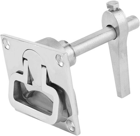 Qiilu Flush Pull Ring Handle, Stainless Steel Flush Mount Floor Lock Hatch Hardware Accessory for Marine Boat 2.6 x 3.1in in Saudi Arabia