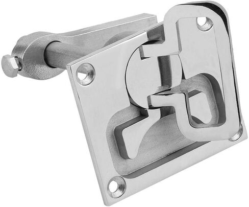 Qiilu Flush Pull Ring Handle, Stainless Steel Flush Mount Floor Lock Hatch Hardware Accessory for Marine Boat 2.6 x 3.1in in Saudi Arabia