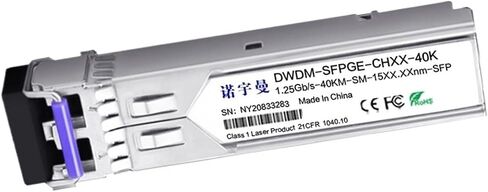1.25G GIGABIT DWDM الطول الموجي الكثيف قسم SFP البصرية الوضع الفردي 1528.77 ~ 1563.86NM Port 40km 80km (القناة C17C61 40km) in Saudi Arabia