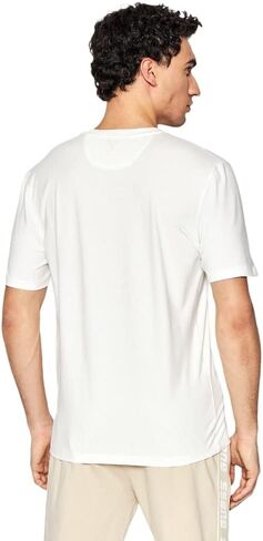 تي شيرت GUESS رجالي بتصميم Racer Stripe طويل الأكمام in Kuwait