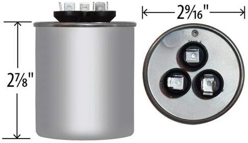 CPT00659 - مكثف بديل للاستبدال المحروظ OEM 30 + 5 UF MFD 440 VOTS FITS TRANE in Saudi Arabia