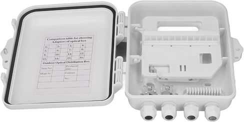 Premium 12 Fiber Optical Splitter Box - Wall Mounted Fiber Termination Distribution Solution in Saudi Arabia