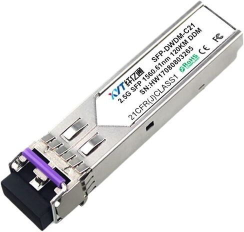 120km 2.5G DWDM Dense Wave Splitting Module Single Mode Dual Fiber SFP-2.5G-DW C21~C60 LC Port in Saudi Arabia