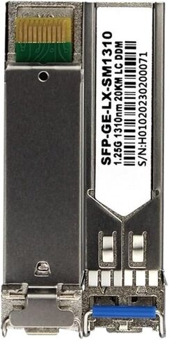 GIGABIT SFP الوحدة البصرية الوضع المفرد الألياف ذات الطول الموجي 13010NM LC مسافة نقل 20 كم (1.25G SFP 1310NM 20km) in Saudi Arabia