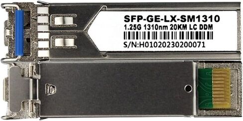 GIGABIT SFP الوحدة البصرية الوضع المفرد الألياف ذات الطول الموجي 13010NM LC مسافة نقل 20 كم (1.25G SFP 1310NM 20km) in Saudi Arabia