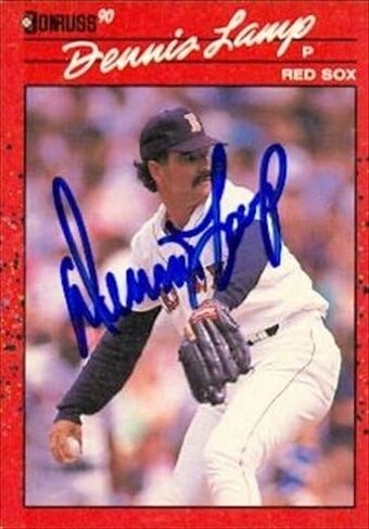 مستودع التوقيع 37439 Dennis Lamp Card Baseball Card Boston Red Sox 1990 Donruss No. 423 in Kuwait