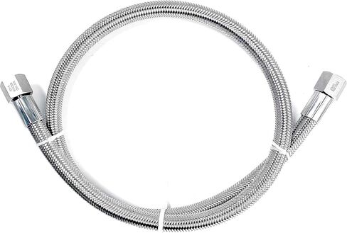 3/8 "FJIC عالي الضغط خرطوم هيدروليكي ، SS316 الفولاذ المقاوم للصدأ مضفر ، بطانة PTFE ، طول 6 أقدام in Kuwait