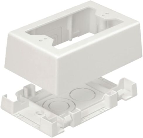 Panduit JBX3510EI-A 1-Gang Outlet Box, Electric Ivory, 2-Piece in Saudi Arabia