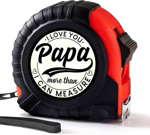 Dad Gifts from Daughter Son for Fathers Day Measure Tape - Cool Fathers Day Presents - Birthday Gifts for New Girl Son Best Dad - Woodworking Carpenter Measuring Tape in Saudi Arabia