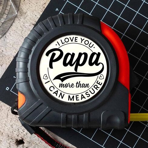 Dad Gifts from Daughter Son for Fathers Day Measure Tape - Cool Fathers Day Presents - Birthday Gifts for New Girl Son Best Dad - Woodworking Carpenter Measuring Tape in Saudi Arabia