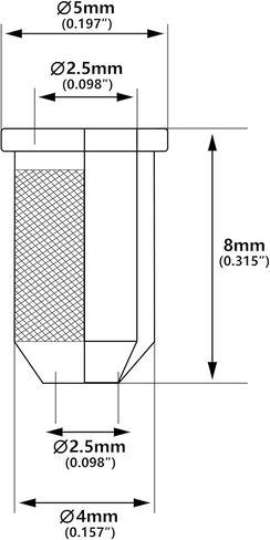 Banworks Guitar String String Ferrules 4MM (5/32 ") in Kuwait