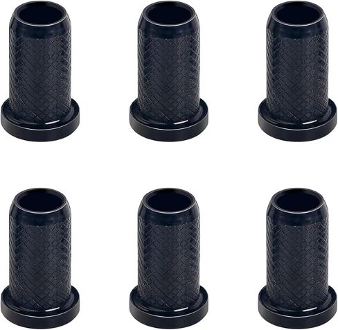 Banworks Guitar String Mounting Ferrules 4mm (5/32") String Through Body Ferrule for Electric Guitars Pack of 6 JT/CXK-03 Black in Kuwait