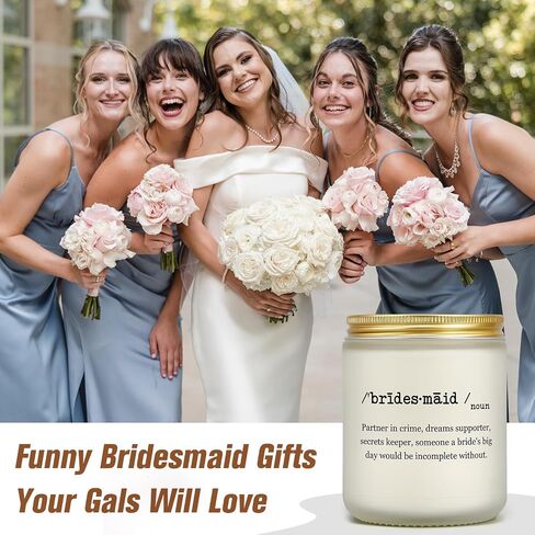 Maid of Honor Candle, Bridesmaid Candle Gifts, Maid of Honor Proposal Gifts, Maid of Honor Gift for Friends Sisters from Bride on Wedding Day, Lavender Scented Candles in Saudi Arabia