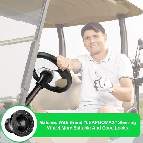 Club Car DS Golf Carting Wheel Adapter for Club Car DS 1984+ Carts Fits 5/6 Hole Golf Carting Wheel Wheel Premium Aluminium سهل التثبيت (أسود) in Saudi Arabia