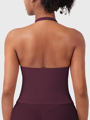 Yeoreo Softhue Impact Women's Halter Tank Top Longline Longline Scoop Neck Bruck Bra Sports Provort in Saudi Arabia