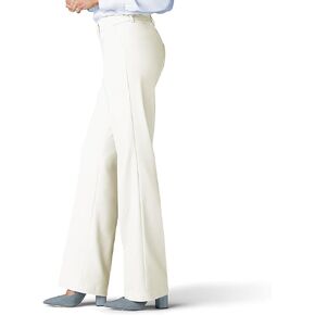 Womens Wide Leg Business Casual Pants High Waisted Straight Leg Pants Work Trousers with Pockets Slacks for Women