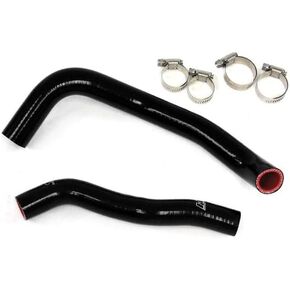 HPS 57-1360-BLK-2 Black Silicone Radiator Coolant Hose Kit
