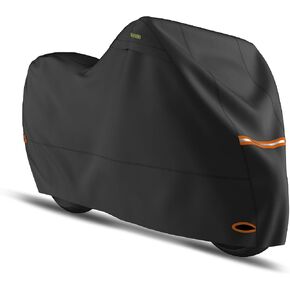 SUPCVR Motorcycle Cover Waterproof All Season Outdoor Protection with Lock-Holes Fit up to 104 inches Motorcycle Vehicle (104"Lx41 Wx50 H) in Saudi Arabia